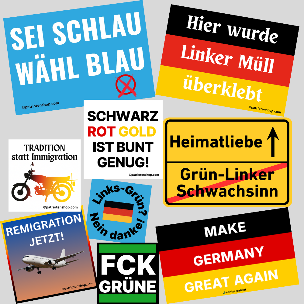 Zufällige kostenlose Sticker (mind. 5 Stück)