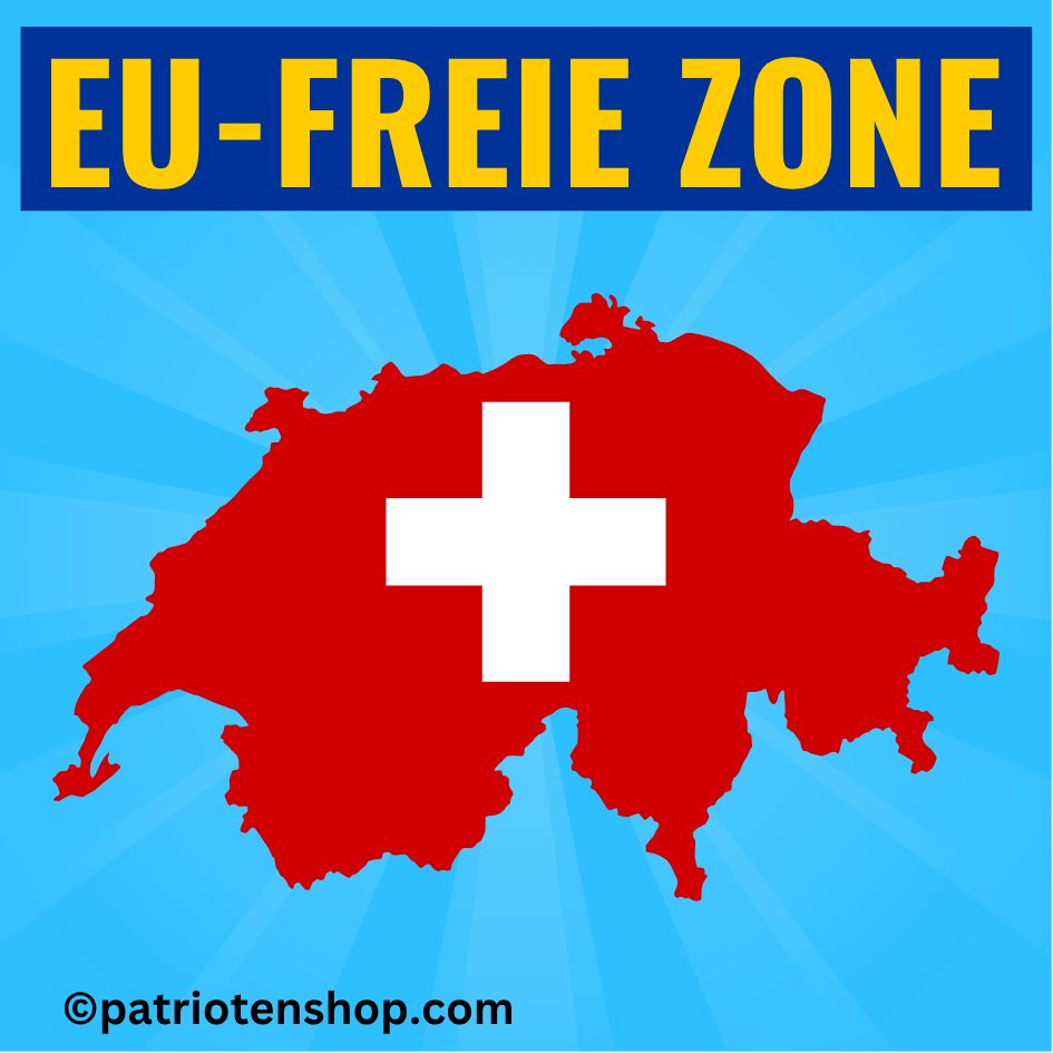 "EU - freie Zone": 10 - 300 Sticker (Premium-Qualität)