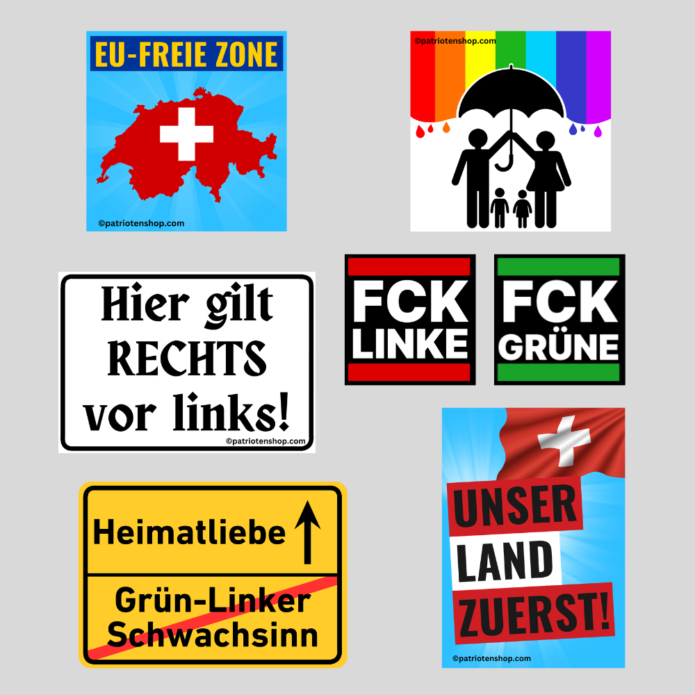 7er Schweiz-Paket (35 - 700 Stück)