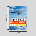 Remigration Air: 10 - 300 Sticker (Premium-Qualität)