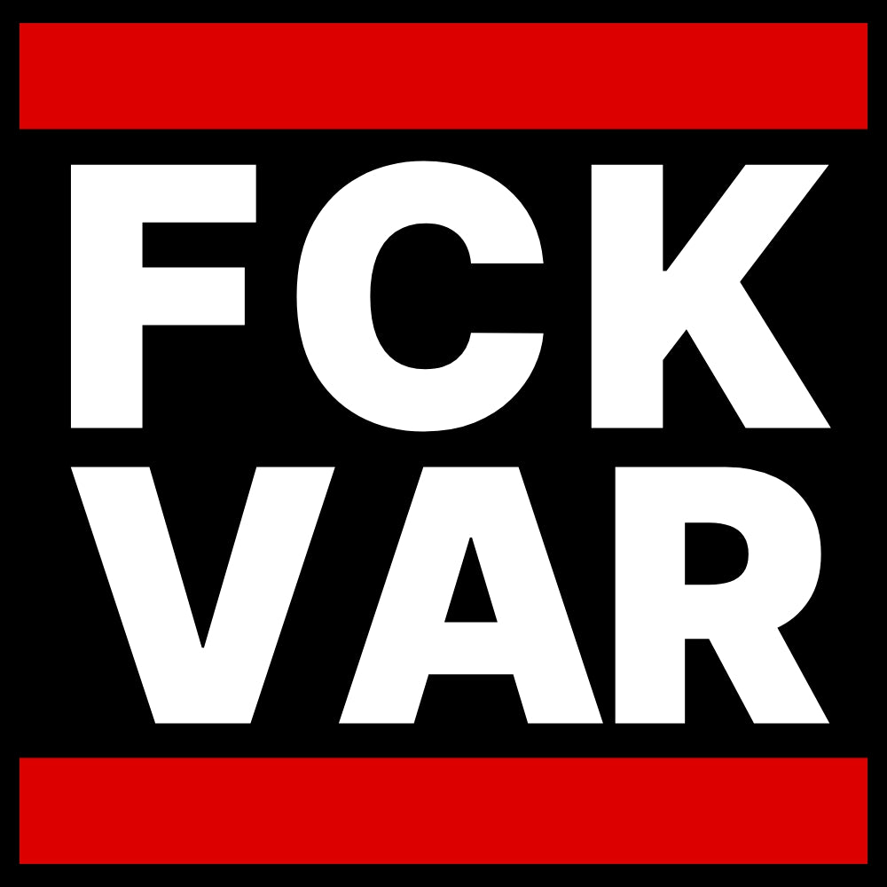 "FCK VAR": 5x5cm 200 - 1.000 Sticker (Premium-Qualität)