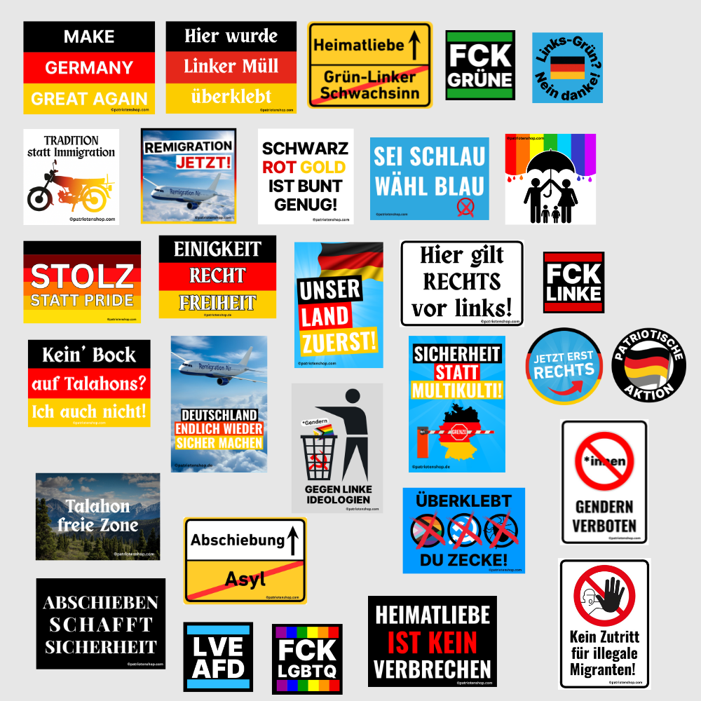30er Paket/ALLE Motive (150 - 3.000 Stück)