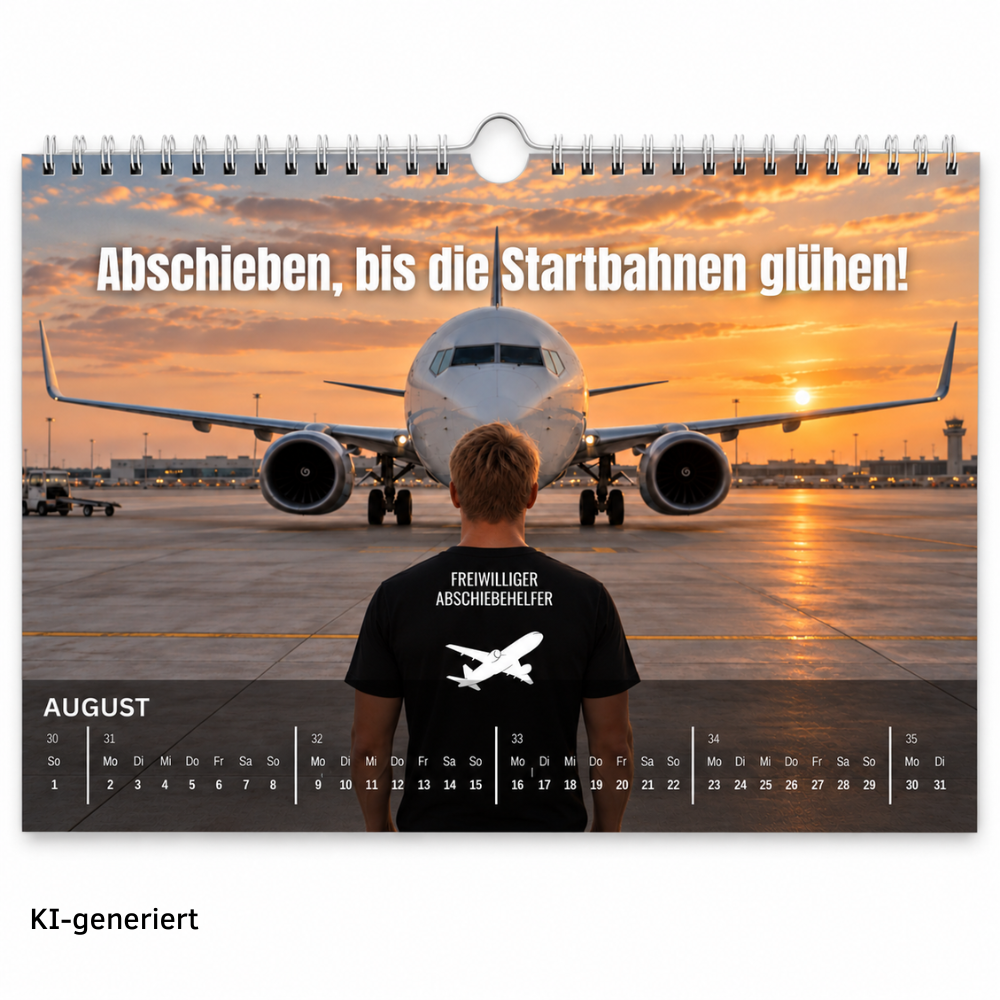 STRENG Limitiert: "12 Monate Deutschland - Aber Normal" Kalender 2027 A3/A4