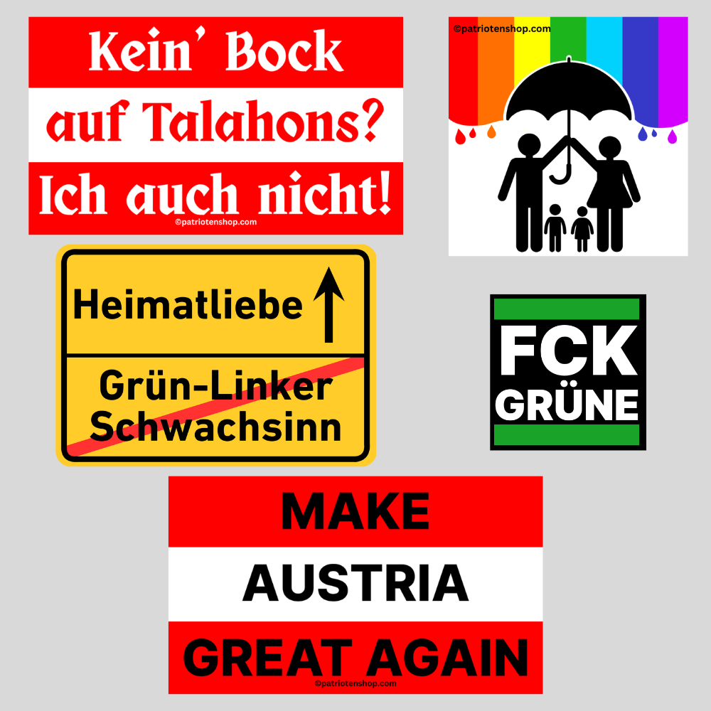 5er Österreich-Paket (25 - 500 Stück)
