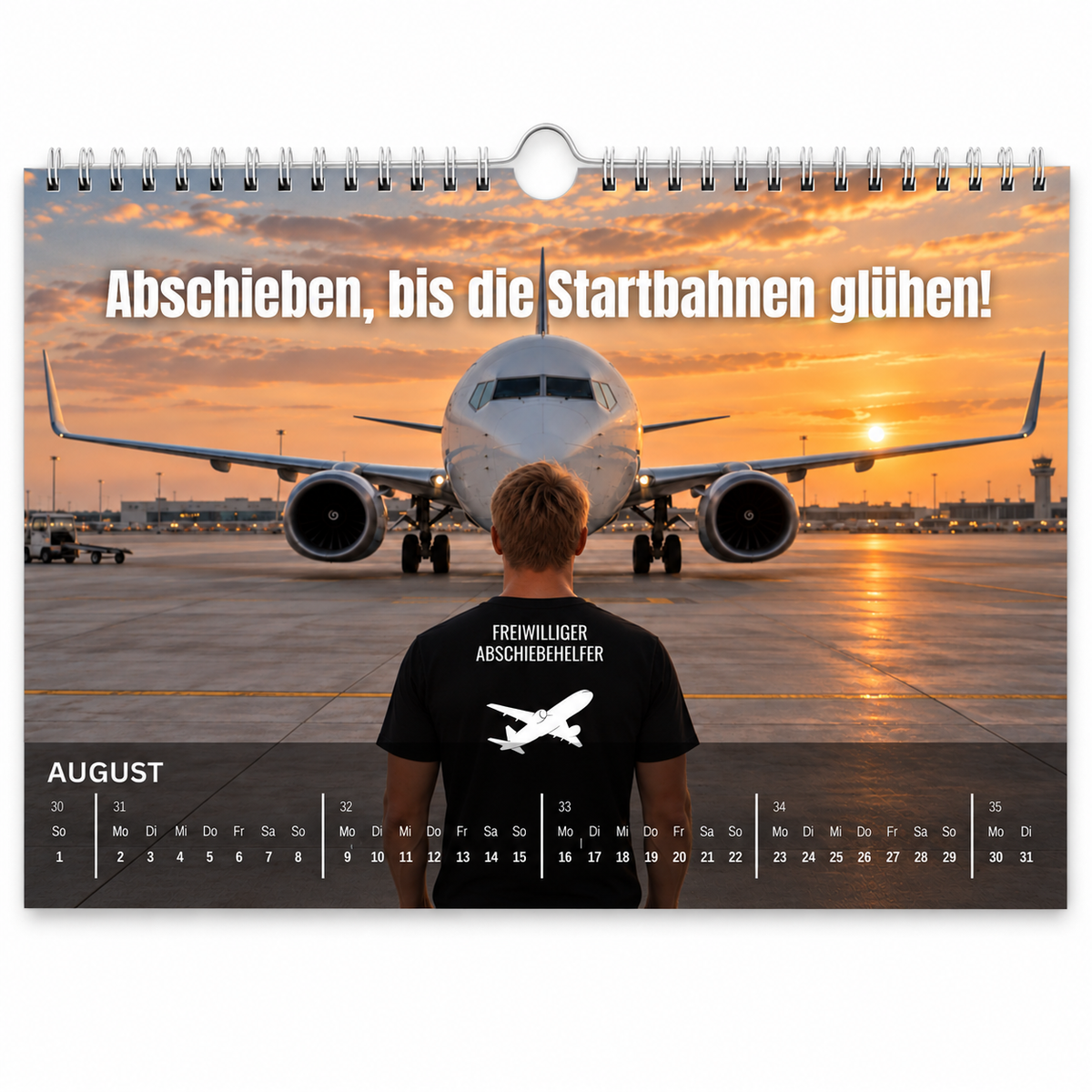 STRENG Limitiert: "12 Monate Deutschland - Aber Normal" Kalender 2027 A3/A4
