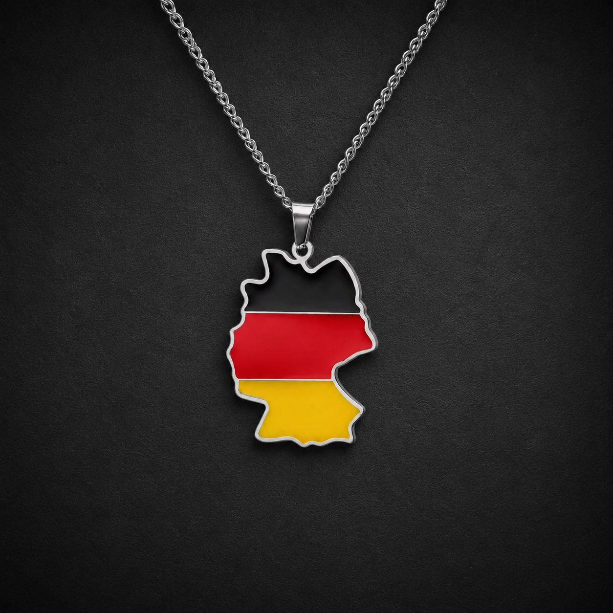 Deutschland Halskette (silber/gold)