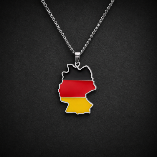 Deutschland Halskette (silber/gold)