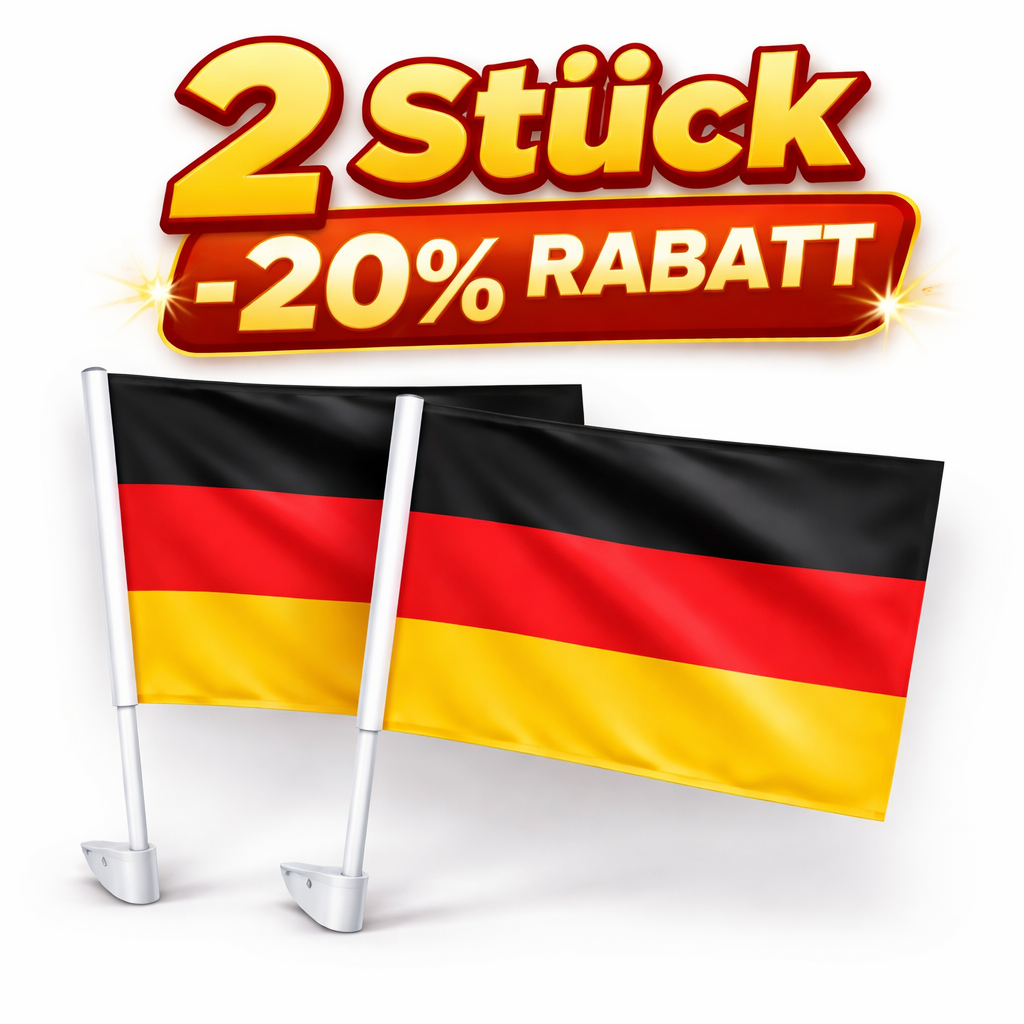 WM Autofahne Deutschland
