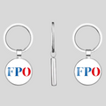 Schlüsselanhänger "FPÖ" Weiß