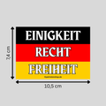 Deutschlang Flagge "Einigkeit, Recht, Freiheit": (10 - 300 Stück)