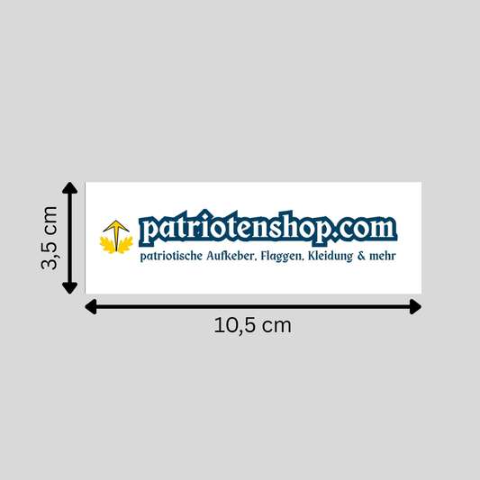 "Patriotenshop.com" (Werbung für uns): 10 - 300 Sticker (Premium-Qualität)