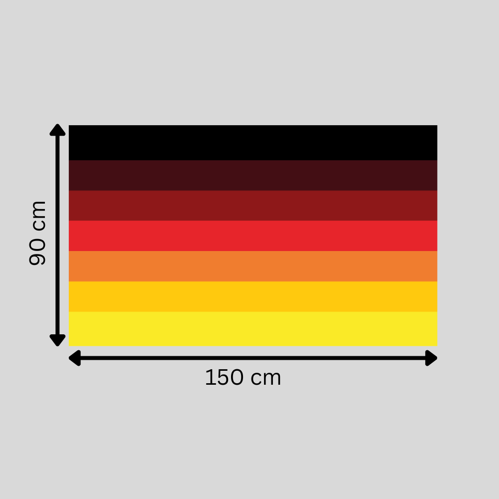 STOLZ-Flagge mit vier Messing-Ösen