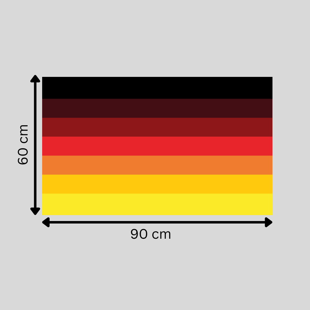 STOLZ-Flagge mit vier Messing-Ösen