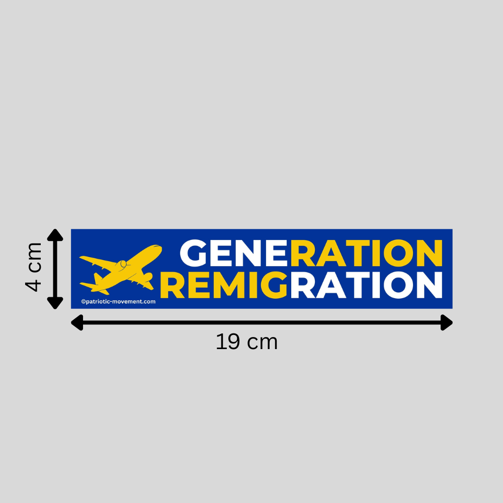 Package of 6 international Stickers (30 - 600 pieces)