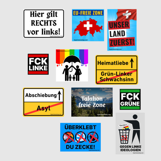 11er Schweiz Paket (55 - 1.100 Stück)