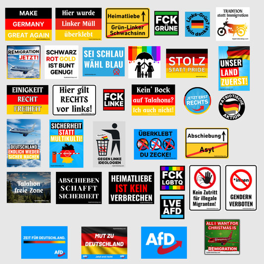 Sticker-Paket Individuell konfigurierbar (10 - 3.000 Stück) (Bitte auswählen)