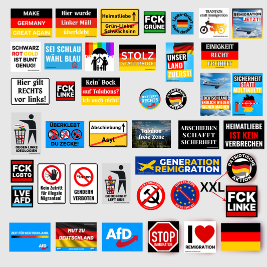 Sticker-Paket Individuell konfigurierbar (10 - 4.200 Stück) (Bitte auswählen)