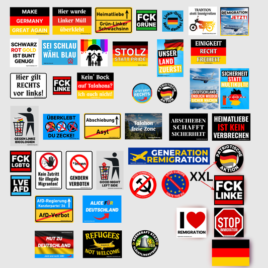 Sticker-Paket Individuell konfigurierbar (10 - 4.200 Stück) (Bitte auswählen)