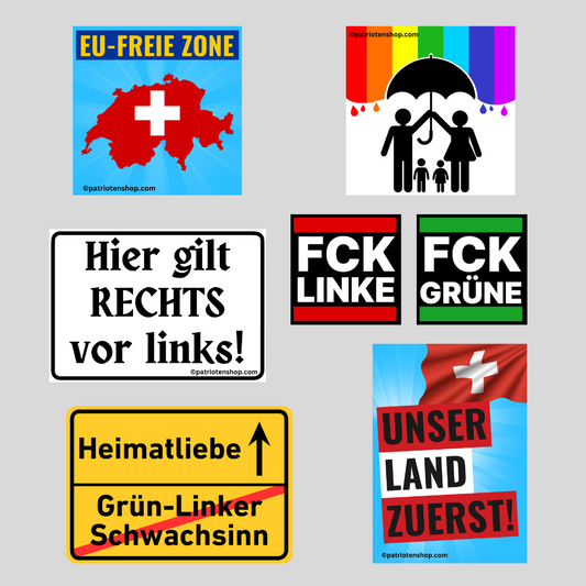 7er Schweiz-Paket (35 - 700 Stück)