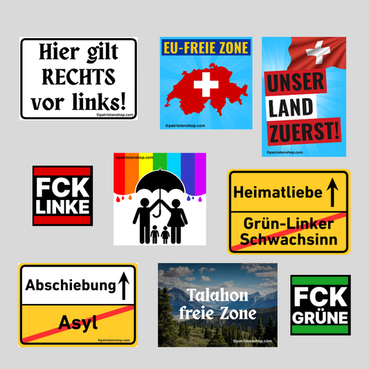 9er Schweiz Paket (45 - 900 Stück)