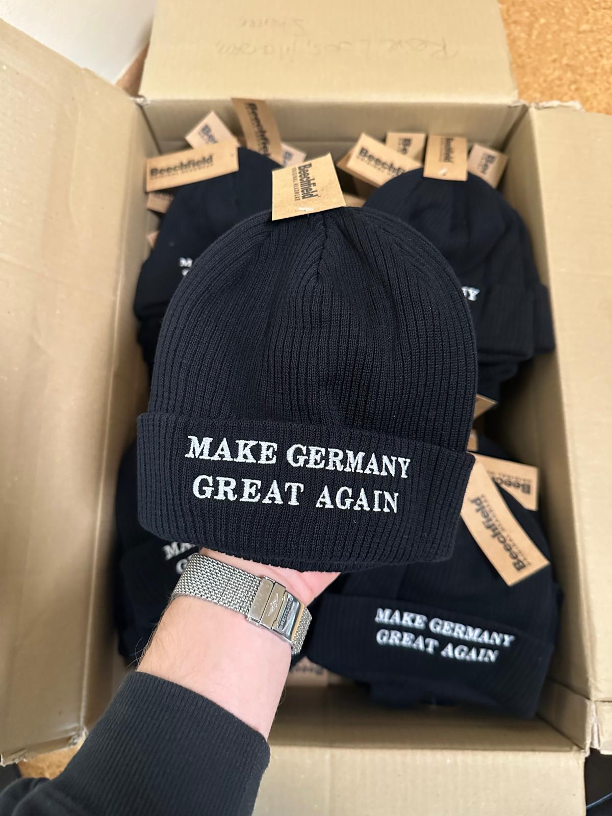 "MAKE GERMANY GREAT AGAIN" Mütze - Schwarz (LIMITIERTE AUFLAGE)