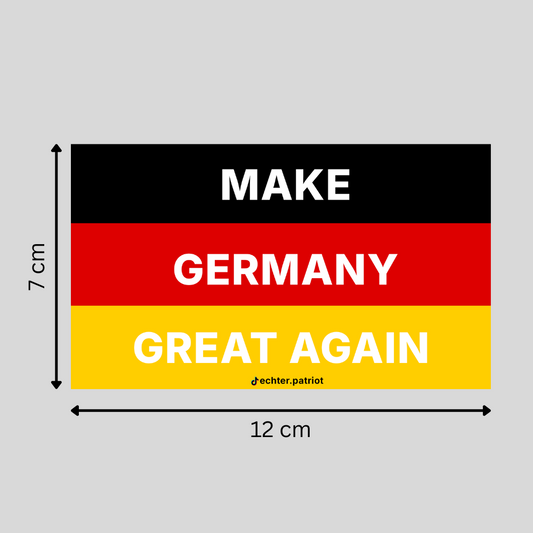 "Make Germany Great Again": 10 - 300 Sticker (Premium-Qualität)