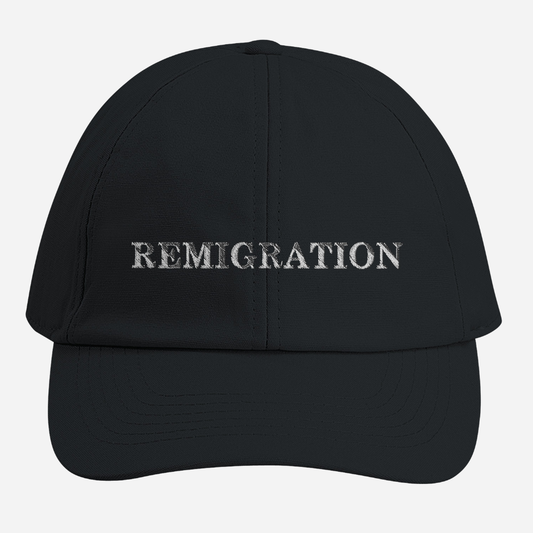 "REMIGRATION" Cap - Schwarz