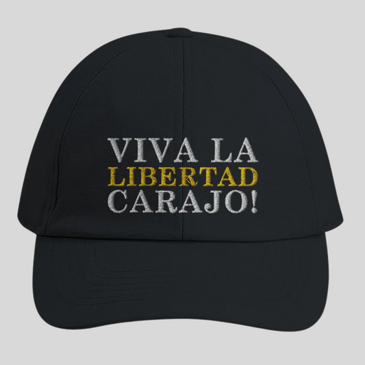 "VIVA LA LIBERTAD CARAJO!" Cap Schwarz/Navy-Blau