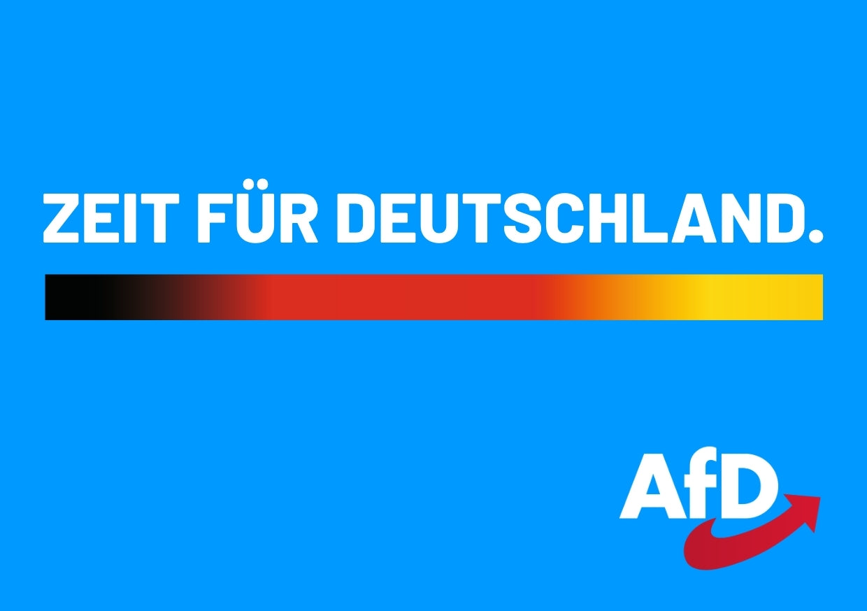 "Zeit für Deutschland": 10 - 300 Sticker (Premium-Qualität)
